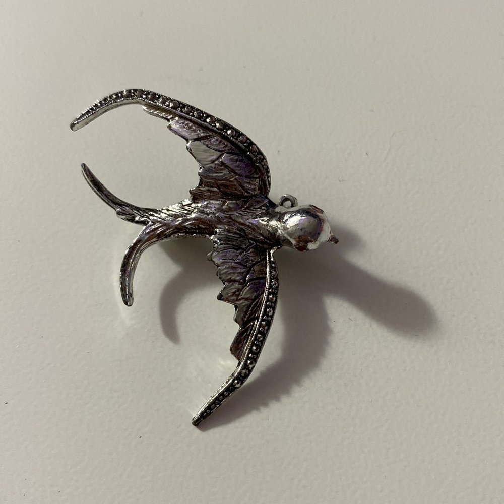 Unique Vintage Sterling Silver Pendant